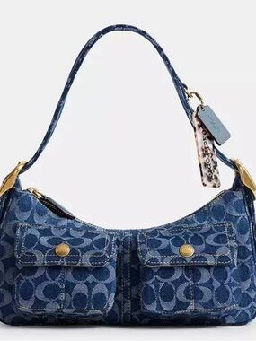 Coachtopia Cargo Shoulder Bag in Signature Denim - Style No CCX90 - Coach